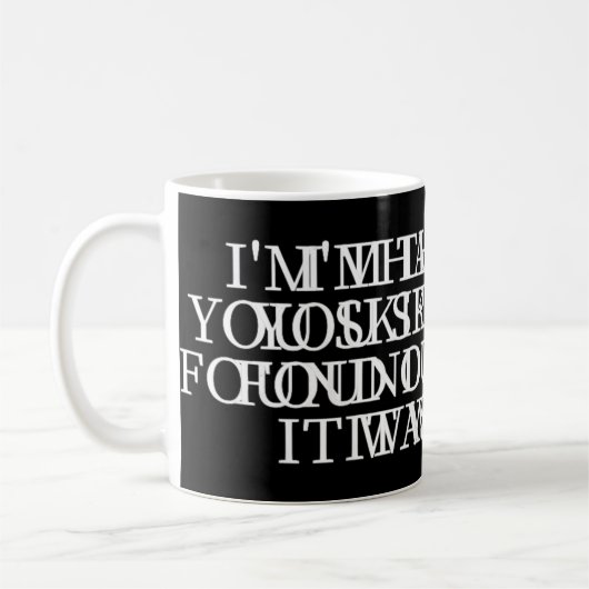 In dat liedje sloeg je over en kwam er later achte koffiemok (Links)