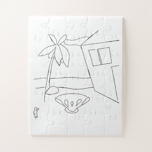 In de aarde legpuzzel (Verticaal)
