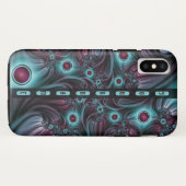 In de Abstracte naam van de fractale kunst van he Case-Mate iPhone Case (Achterkant (horizontaal))