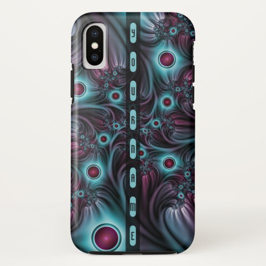 In de Abstracte naam van de fractale kunst van he Case-Mate iPhone Case (Achterkant)