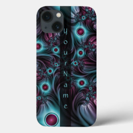 In de Abstracte naam van de  fractale kunst van he iPhone 13 Hoesje