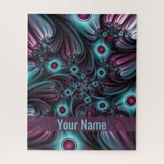In de Abstracte naam van de fractale kunst van he Legpuzzel (Verticaal)