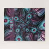 In de Abstracte naam van de fractale kunst van he Legpuzzel (Horizontaal)