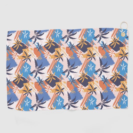 In de Abstracte tropen Golfhanddoek (Horizontaal)