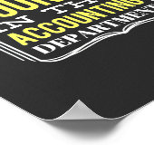 In de afdeling Boekhouding Poster (Hoek)