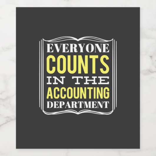 In de afdeling Boekhouding Wijn Etiket (Enkel label)