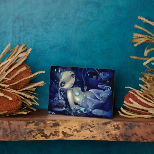 "In de Afgrond" Plaquette Fotoplaat (Zijkant)