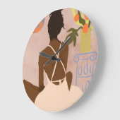 In de afgrond staren grote klok (Hoek)