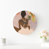 In de afgrond staren grote klok (Huis)