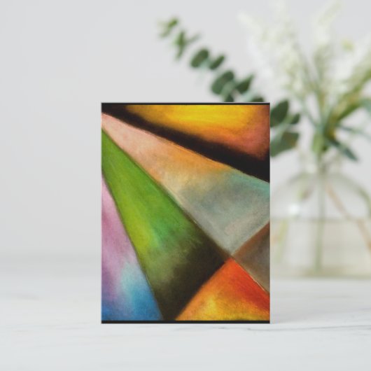 In de afstand briefkaart (Staand voorkant)