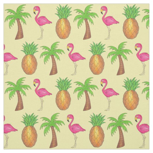 In de ananas van de Tropics-palmboom Stof (Swatch)