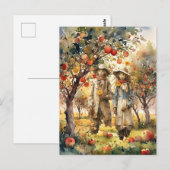 In de appelboomgaard briefkaart (Voorkant / Achterkant)