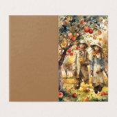 In de appelboomgaard kaart (Buitenkant ongevouwen)