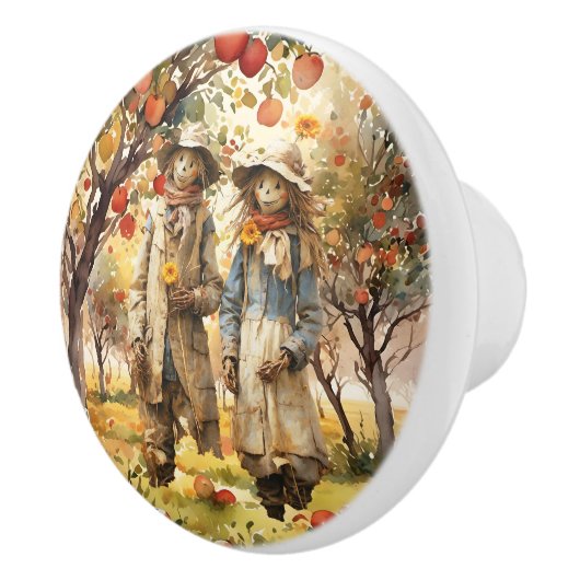 In de appelboomgaard keramische knop (Rechts)