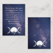 In de armen van de godin Ashes Kaart Notitiekaartje (Voorkant / Achterkant)