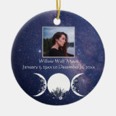 In de armen van de godin Pagan Memorial Ornament (Voorkant)