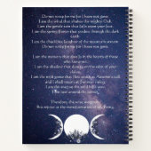 In de armen van de godin Pagan Memory Book Notitieboek (Achterkant)