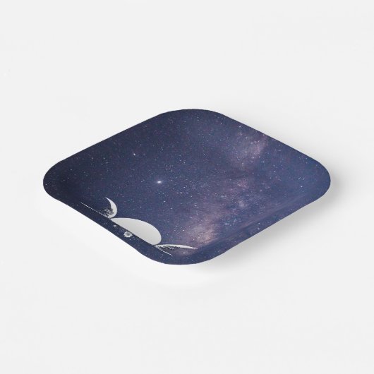 In de armen van de godin Pagan Papieren Bordje (Gebogen)