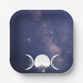 In de armen van de godin Pagan Papieren Bordje (Voorkant)