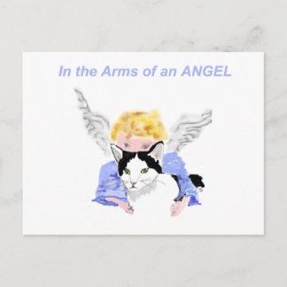 In de armen van een engel briefkaart