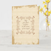 In de armen van een engel - Sympathiekaart Kaart (Gele Bloem)