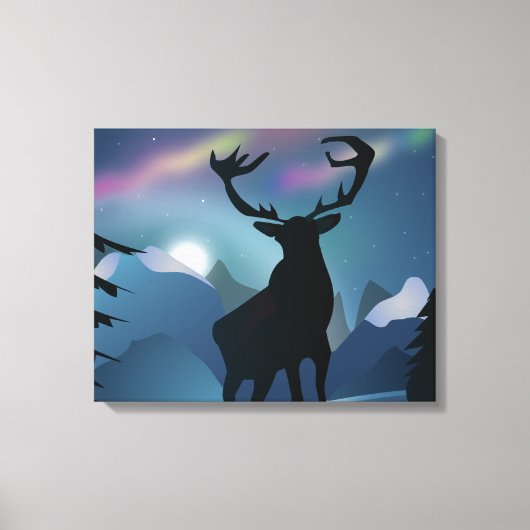 In de Aurora Canvas Afdruk (Voorkant)