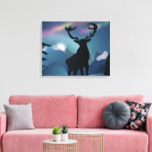 In de Aurora Canvas Afdruk (Insitu (Woonkamer))
