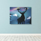 In de Aurora Canvas Afdruk (Insitu (Houten vloer))