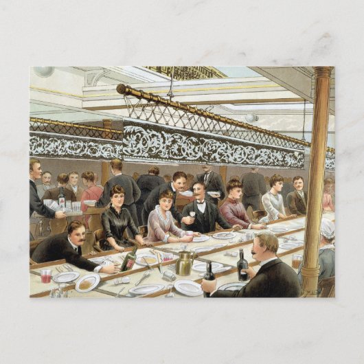 In de baai, Dinner Time - A Western Ocean Swell, f Briefkaart (Voorkant)