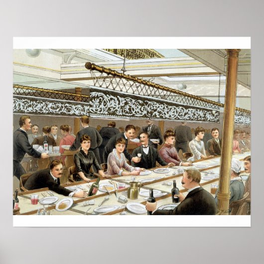 In de baai, Dinner Time - A Western Ocean Swell, f Poster (Voorkant)