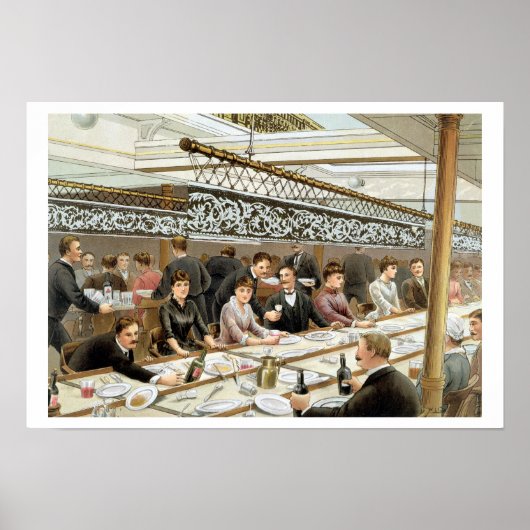 In de baai, Dinner Time - A Western Ocean Swell, f Poster (Voorkant)