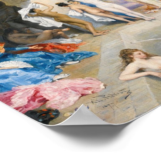 In de baden | A. L. Prévost Poster (Hoek)