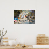 In de baden | A. L. Prévost Poster (Keuken)