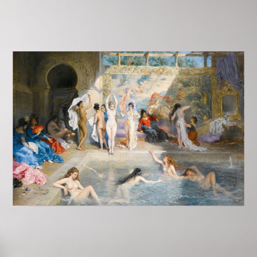 In de baden | A. L. Prévost Poster (Voorkant)