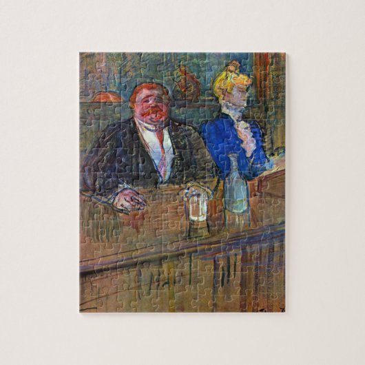 In de balie van Toulouse Lautrec, Kunst Legpuzzel (Verticaal)