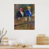 In de balie van Toulouse Lautrec,  Kunst Poster (Keuken)