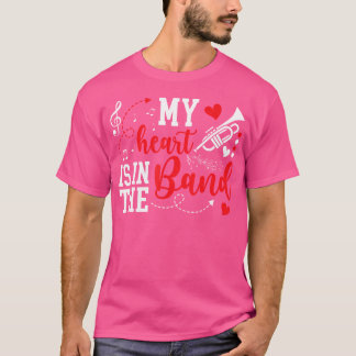 In de band trompet moeder van een trompettist moed t-shirt