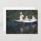 In de Bark - Claude Monet - 1887 Briefkaart (Voorkant / Achterkant)