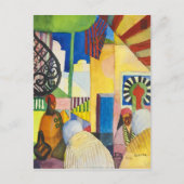 In de Bazaar | Auguste Macke | Briefkaart (Voorkant)