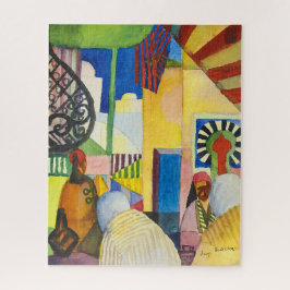 In de Bazaar | Auguste Macke | Legpuzzel