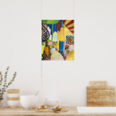 In de Bazaar | Auguste Macke | Poster (Keuken)