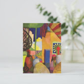 In de bazaar Tunesië August Macke Briefkaart (Staand voorkant)