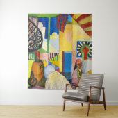 In de Bazaars | Auguste Macke | Wandkleed (In situ)