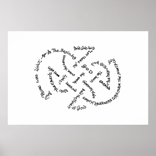 In de Beginnende God... Poster (Voorkant)