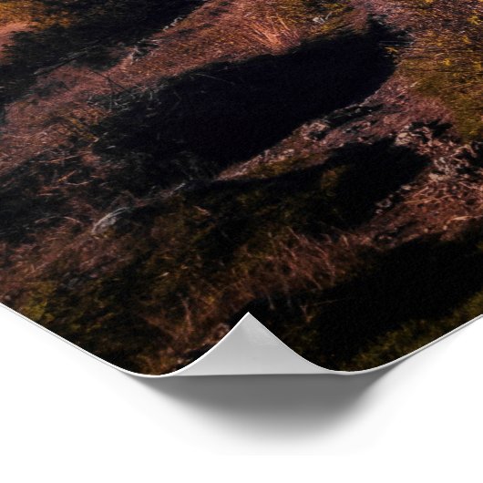 In de bergen poster (Hoek)