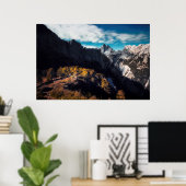 In de bergen poster (Thuiskantoor)