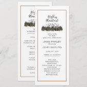 In de Bergen Programma Programmakaart (Voorkant / Achterkant)