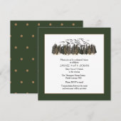 In de bergen repetitie diner uitnodiging (Voorkant / Achterkant)