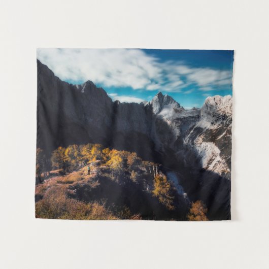 In de bergen wandkleed (Voorkant (horizontaal))