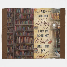 In de bibliotheek ga ik naar Fleece Deken